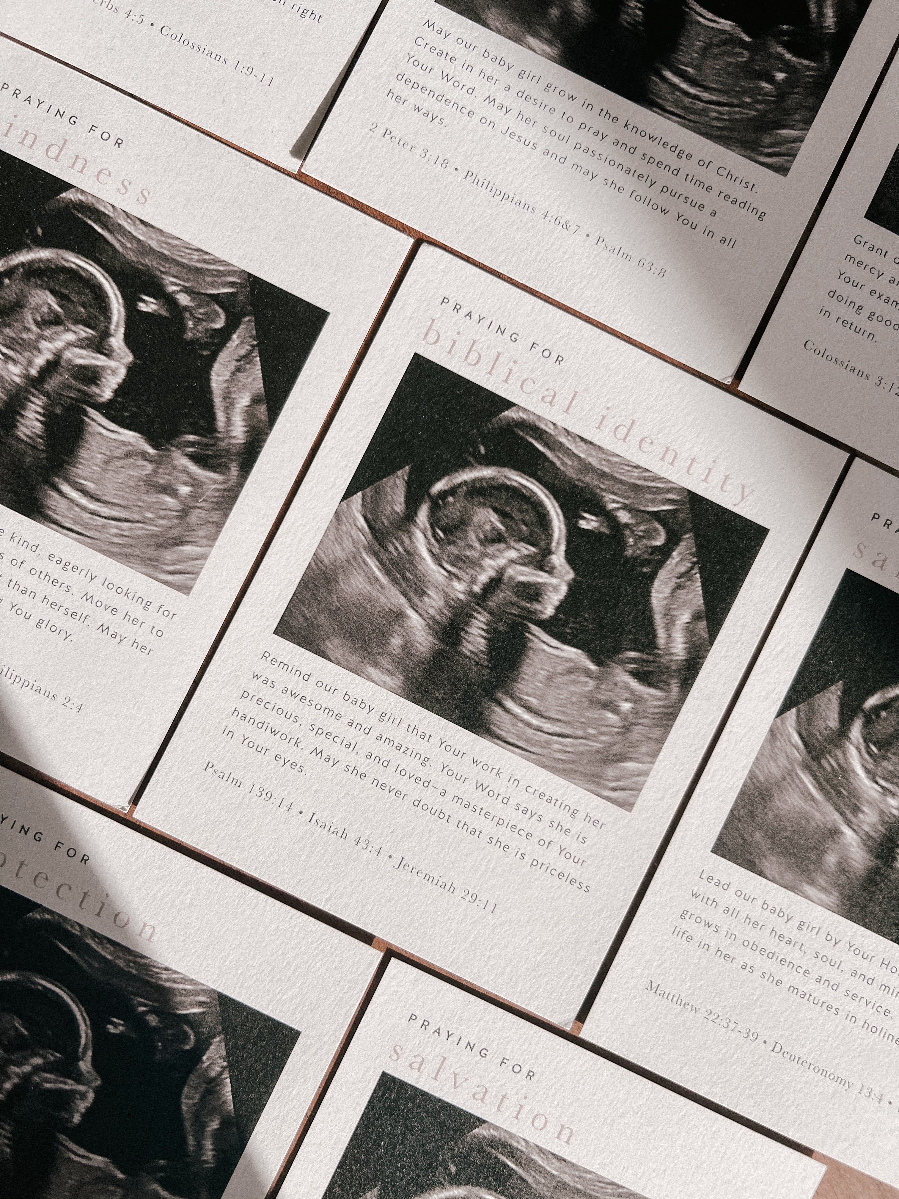 Prayer Cards with Ultrasound