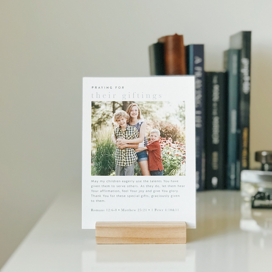 Personalized Grandparent Devotional Prayer Card Set