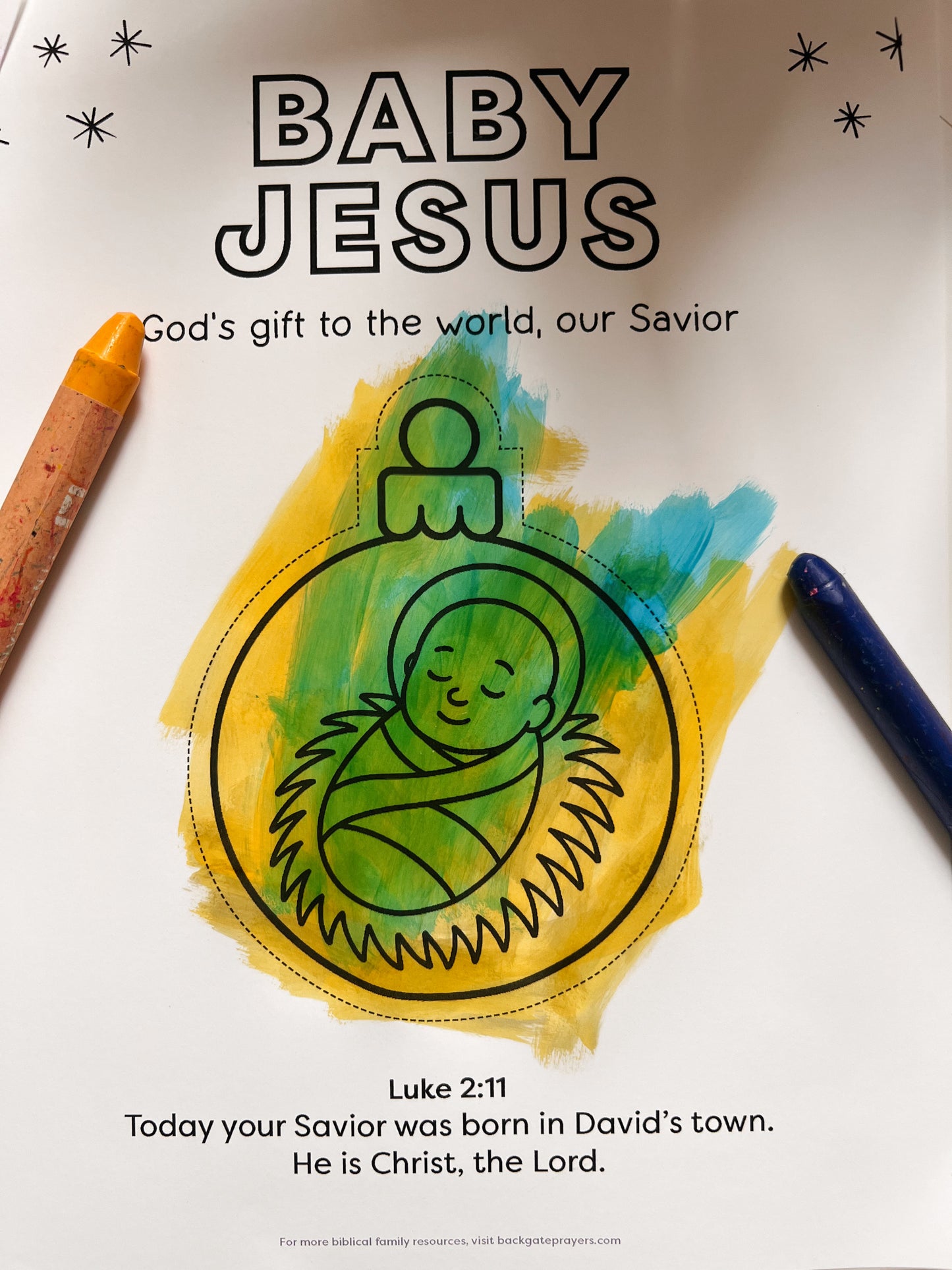 Advent Ornament Activity - Digital Download