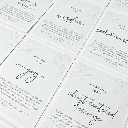 Signature Marriage Prayer Cards by Backgate Prayers